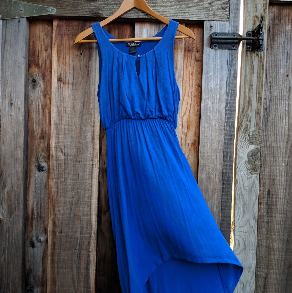Blue High-low dress